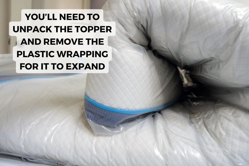 unwrapping simba mattress topper